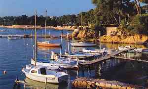 Antibes boat harbour near Cannes